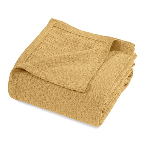 Superior Waffle Weave Cotton Blanket, Perfect for Bedroom, Living Room, Couch,…