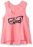 Gia-Mia Dance Big Girls Nerd Tank, Pink, Large