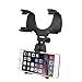 Car Mount, Voberry® Universal Car Rearview Mirror Mount Truck Auto Bracket Holder Cradle for Apple iPhone 6/6s/6s plus/ 5s/4s, Samsung Galaxy S6/S6 edge/S5/S4/S3,Cellphones, IOS, Android Smartphone