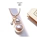 Cafurty Cute Snowman Pendant Long Necklace For Women Pearl Jewelry Santa Claus Christmas Gifts