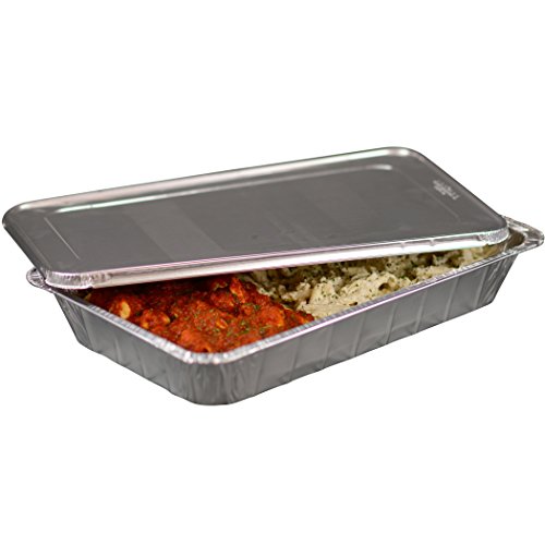 Simply Deliver Aluminum Steam Table Pan, Full-Size, Deep, 70 Gauge, 50-Count