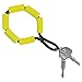 Chums Floating Key Chain / Ring for Boats, High Visibility Yellow (2 Pack)