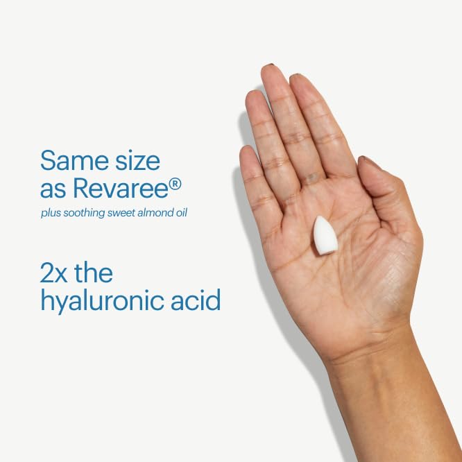 Revaree Plus by Bonafide. Vaginal Moisturizer with 10mg Hyaluronic Acid & Soothing Sweet Almond Oil. — 2-Month Supply (20 Inserts)