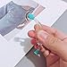 MUDOR Soft Contact Lense Remover and Insertion Tool - Contact Lens Handler Device Includes Tweezers and Soft Scoop, Contact Lens Removers Tool (Blue)
