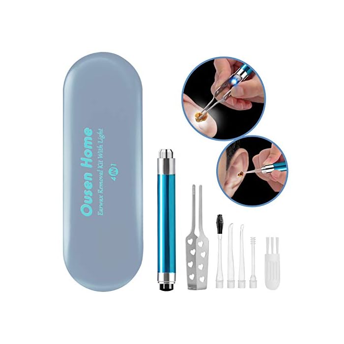Ear Wax Vacuum Removal, Ear Vacuum Wax Remover 360 Rotatable