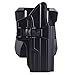 HQDA OWB Holster Fits Glock 17 31 G17 G31 (Gen 1-5) Handgun Paddle Holster with Tactical 360° Adjustable Outside Waistband Pistol Holder