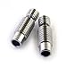 Pack of 2pcs Super Smooth Titanium Alloy V6 Heat Break All Metal Thermal Barrel Feeding Tube for 1.75MM V6 HOTEND, Titan Aero Extruder