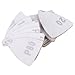 CNBTR Finger Sandpaper Sheets 60/80/120/180/240# 50mm Length Brown Aluminium Oxide Abrasive Pack of 100