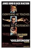 GOLDFINGER MOVIE POSTER James Bond RARE HOT NEW 24X36