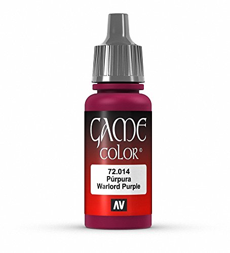 Vallejo Game Color Warlord Purple Paint, 17ml