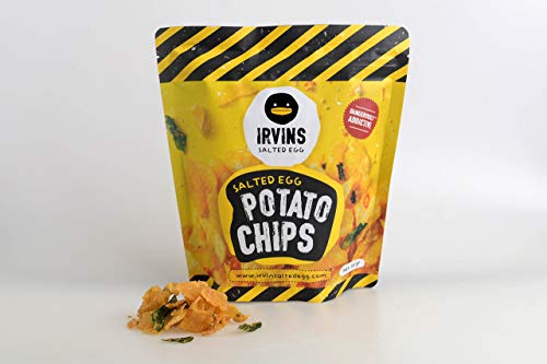 IRVINS Salted Egg Potato Chips Crisps 105g - //coolthings.us