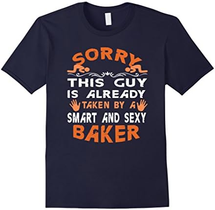 Men's Sorry this guy is already taken by a Smart and Sexy BAKER Medium Navy
