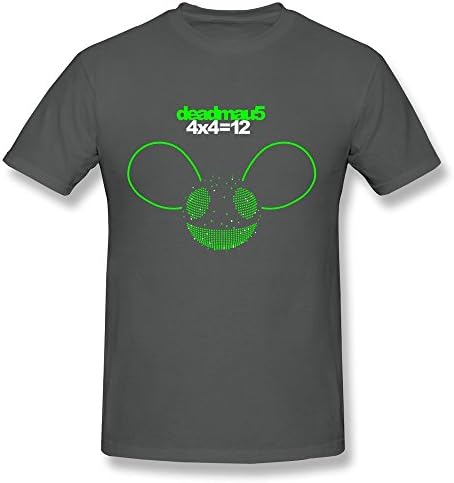 LUYI Men's DJ Deadmau5 4x4=12 T Shirt L DeepHeather