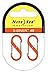 Nite Ize SBP0-2PK-19 S-Biner Plastic Size-0 Double Gated Carabiner, Orange, 2-Pack