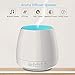 InnoGear Essential Oil Diffuser with Bluetooth Speaker Ultrasonic Cool Mist Humidifier 200ml Aromatherapy Aroma Diffusers with Music 7 Color LED Lights 4 Timers Waterless Auto Shut-off
