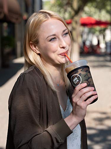 image for JAVA SOK Reusable Iced Coffee Sleeve - Cup Insulator Sleeve for Cold B
