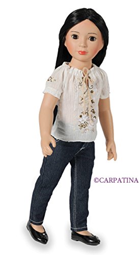 Chic Jeans and Blouse Outfit for Carpatina Slim 18