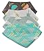 Sunny Sprouts Baby Bandana Drool Bibs for Drooling and Teething 4 Pack Gift Set (Scandinavian Set)