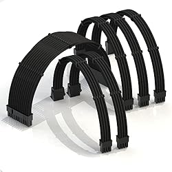 LINKUP - AVA 30cm PSU Cable Extension Sleeved