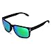 Walleva Emerald Mirror Coated Polarized Replacement Lenses for Oakley Holbrook Sunglasses