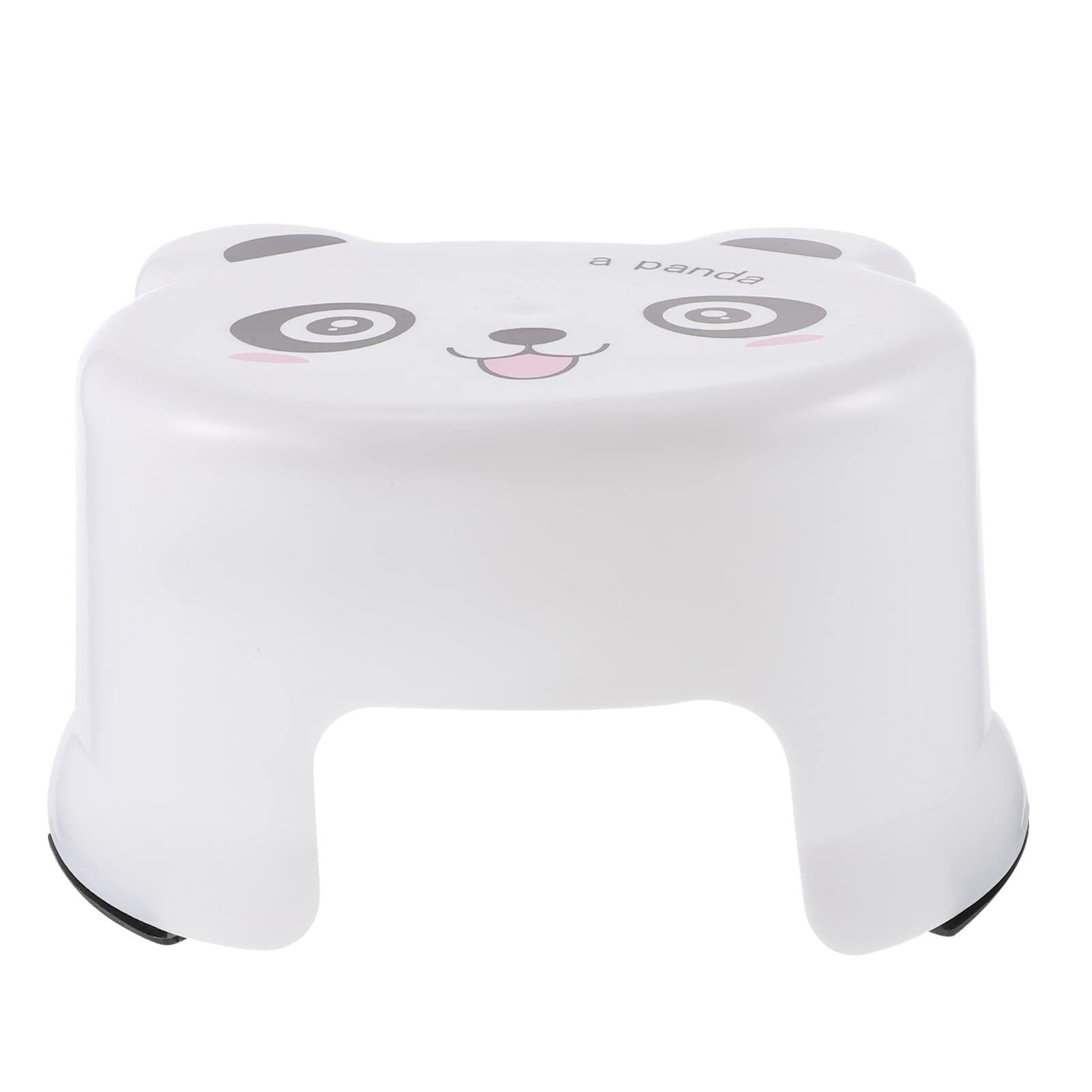 jojofuny Kids Bathroom Stool, Toddler Plastic Potty Step Stool, Bathroom Kitchen Non Slip Step Stool, Toilet Potty Training for Baby Toddlers Kids (White)