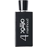 ATYAB AL MARSHOUD - Marshoud 4 (Black) Eau de Parfum 100ml, Unisex White Musk Perfume for Men and Women, with White Musk, Rose & Vanilla - Long-Lasting, Luxurious Arabian Perfume