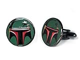 SharedImagination Boba Fett Cufflinks, Star Wars