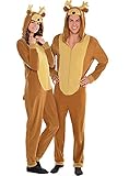Amscan Reindeer Jumpsuit Zipster Adult (Large/Extra Large)
