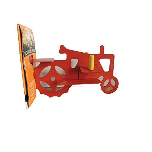 Amazon Com Royal Wing Red Tractor Shaped Squirrel Feeder 2 Cob