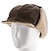 ULTRAFINO Best Pilot Trooper Aviator Cap Faux Leather Hat Ushanka Trapper Winter