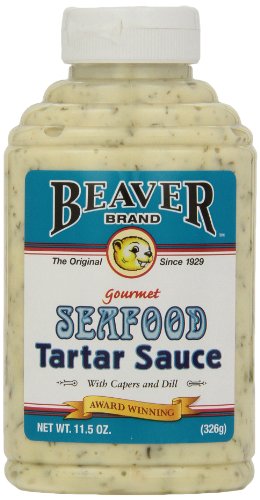 Beaver Brand Tartar Sauce, 11.5-Ounce Squeezable Bottles (Pack of 6)