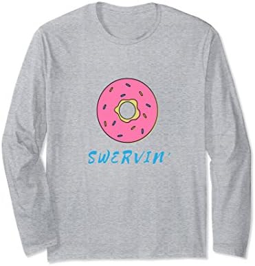 Unisex Donut Maker Machine Long Sleeve 2XL Heather Grey