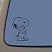 NI659 Snoopy And Woodstock Decal | 5.5-Inches Height | Premium Quality Black Vinyl Decal
