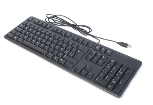 Dell KB212-B Slim Design USB Wired Spanish/Latin EspaÃ±ol 104-Key Keyboard, Black (KHCC7/C639N)