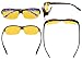 Eyekepper 94% Anti-Blue Light Blocking Fitover Glasses,Wear Over Reading and Prescription Glasses with Yellow Tinted Lenses Anti Reflective,Glare and Eyestrain, Tortoise