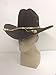 King County Sheriff Hat Brown Lined Cowboy Western Gold Cord LG/XL Zombie Hunter