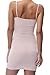 Belugue Women's Full Slip Shapewear Firm Tummy Waist Control Lace Dress Adjustable Spaghetti Body Shaper Under Dress Nude XL