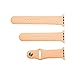 Apple Watch Band, Olawear Soft Silicone Replacement Bands for 38mm Apple All Models Series 1 2 Sport & Edition 2016, (38mm Pink Sand)