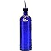 Couronne Co. Olive Branch Recycled Glass Oil or Vinegar Bottle with Pour Spout, B6541P15, 11 Inch Tall, 16.1 Ounce, Cobalt Blue