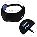 Bluetooth Sleep Eye Mask with Wireless Headphones, LC-dolida Sleeping Travel Eye Cover Music Bluetooth Headsets with Microphone for iPhone X, 8, Android Cell Phones iPad Tablets Black