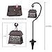 Maggift 22 Inch Hanging Solar Lights Multipurpose Shepherd Hook Lights with 4 Shepherd Hooks Outdoor Solar Coach Lights (2 Pack)