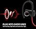 iClever Bluetooth Headphones, Sport Wireless Earphones with Built-in Mic, Noise Cancelling, Nano-Coating Waterproof, 7-Hour Playtime, Wireless Earbuds for Gym Workout Running (Grey)