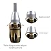 Dragonhawk Raven Rotary Tattoo Machine One Touch Hit Adjuster Machine with Mast Cartridge Tattoo Grip Q555Y (Gray+Cartridge Grip)