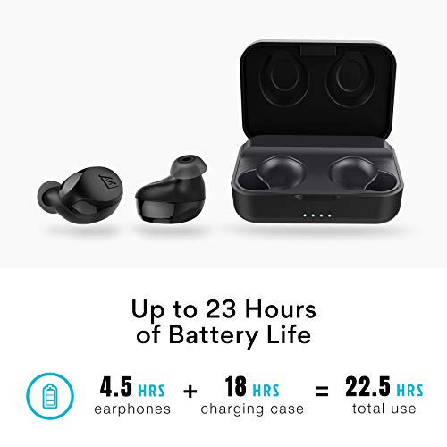 MEE-audio-X10-Truly-Wireless-in-Ear-Headphones-with-Ergonomic-Design-IPX5-Sweat-Resistance-and-45-Hours-Battery-Life-23-Hours-with-Included-Compact-Charging-case-Black