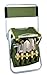 10-Piece Gardening Tool Set with Zippered Detachable Tote and Folding Stool Seat with Backrest