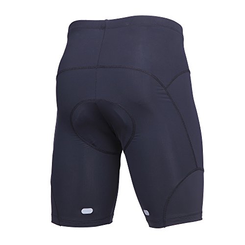 image for ANIVIVO Cycling Shorts Men Padded Gel, Bicycle Riding Shorts with Blac