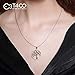 T400 Tree of Life Necklace 925 Sterling Silver Golden Round Pendant Jewelry Gift for Mother Women