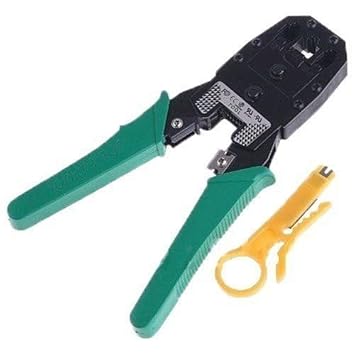 SHOPEE 3 in 1 Modular Crimping Tool, RJ45, RJ11 CAT5e/CAT6 LAN Cutter with Cable Cutter