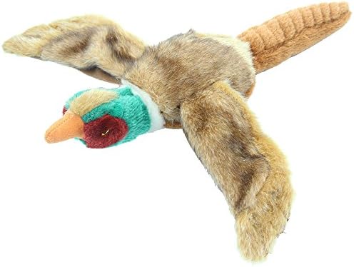 Plush Dog Toys, Squeaky Pet Toy - Pheasant 17" Long for Dogs Chew and Play