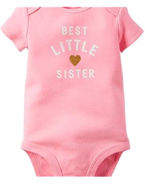 Carters Baby Girls Best Little Sister Bodysuit